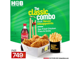 HOB - House Of Burgers Crispy Deal For Rs.749/-
